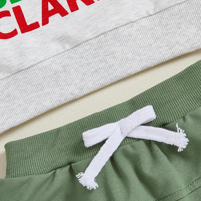 CIYCUIT Toddler Baby Boy Clothes Long Sleeve Sweatshirt Pants Set Fall Winter Outfits