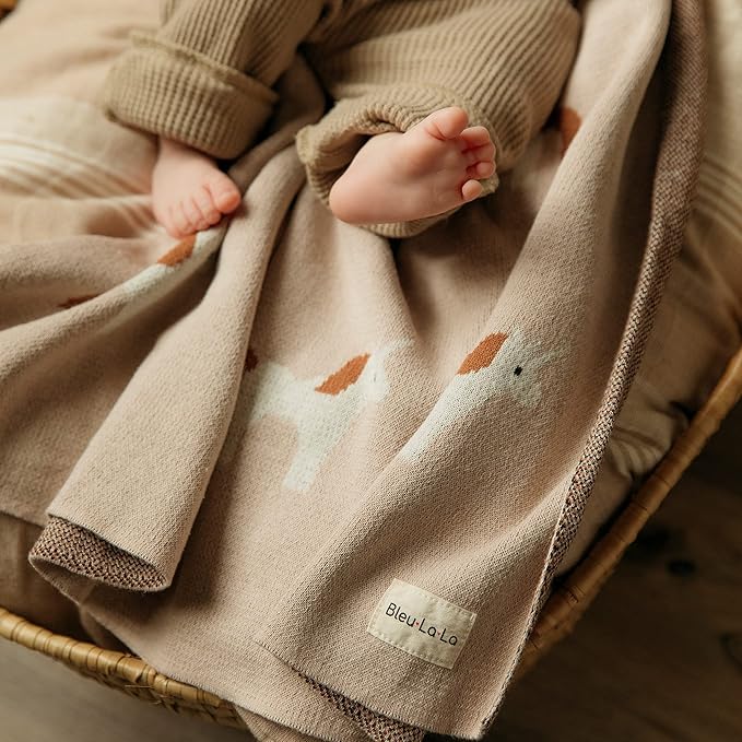 Baby Swaddle Blanket for Girls 100% Cotton Buttery Soft Cozy Receiving Swaddle Crib Stroller Blanket for Shower Gift Registry for Newborns, Infants, Toddlers (Unicorn - Pink)