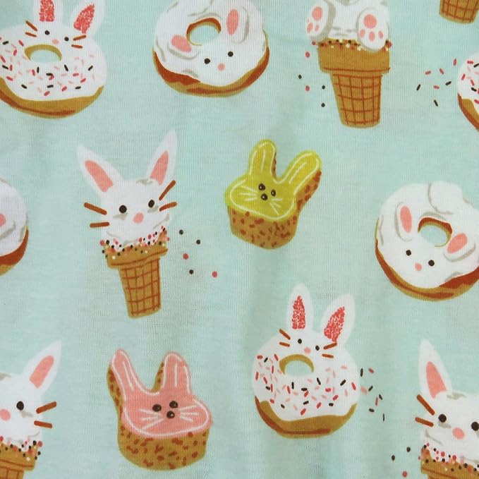 HonestBaby unisex-baby Celebration 2-piece Pajamas Sleepwear Pjs 100% Organic Cotton for Baby, Toddler, Kids