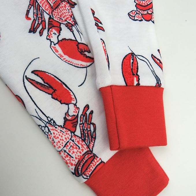 HonestBaby unisex-baby Celebration 2-piece Pajamas Sleepwear Pjs 100% Organic Cotton for Baby, Toddler, Kids