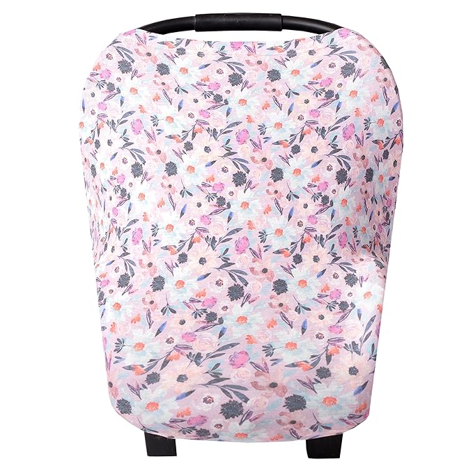 Copper Pearl Multi-Use Cover: Car Seat Covers, Nursing Cover, and Stroller Cover for Sun - Stretchy Fabric, All-Season Use, Stylish Designs, Easy Access for Moms - Morgan