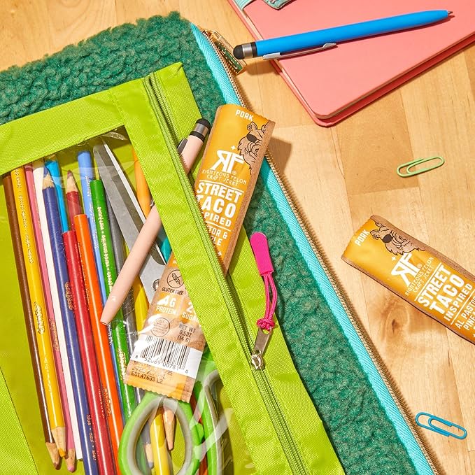 Righteous Felon Meat Sticks Minis | 100% Pork Sticks | Gluten Free Meat Sticks | Low Sugar & High Protein Pork Sticks | Healthy Snacks for Kids & Adults | Jerky Gifts for Men | Street Taco, 24 Ct