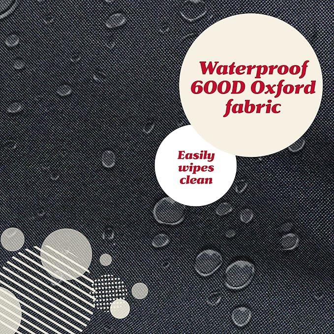 Lusso Gear Heavy Duty Kick Mats (2 Pk) - Back Seat Protector, Sag Proof, Waterproof, Car Back Seat Cover for Kids Who Make Big Messes, 3 Reinforced Storage Pockets, Premium Oxford Fabric (Red)