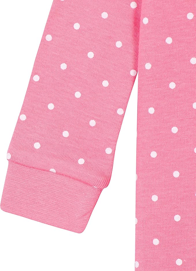 Gerber Baby Girls' 2-Pack Footed Pajamas