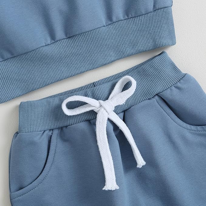 CIYCUIT Toddler Baby Boy Clothes Long Sleeve Sweatshirt Pants Set Fall Winter Outfits