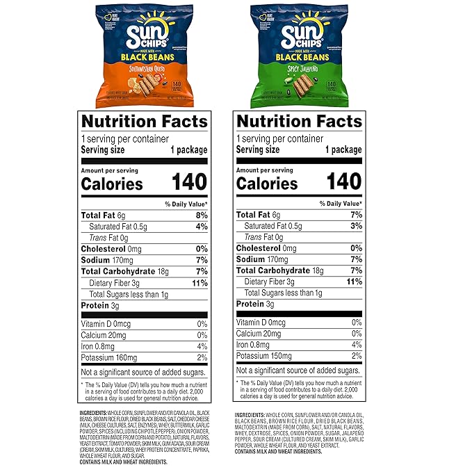 SunChips Black Beans Variety Pack; 40 count