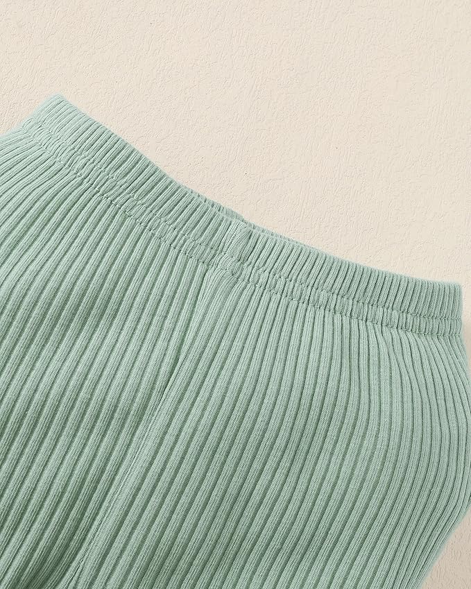 Renotemy Newborn Baby Girl Clothes Outfits Infant Romper Ruffle Floral Pants Cute Toddler Baby Girl Clothes Set