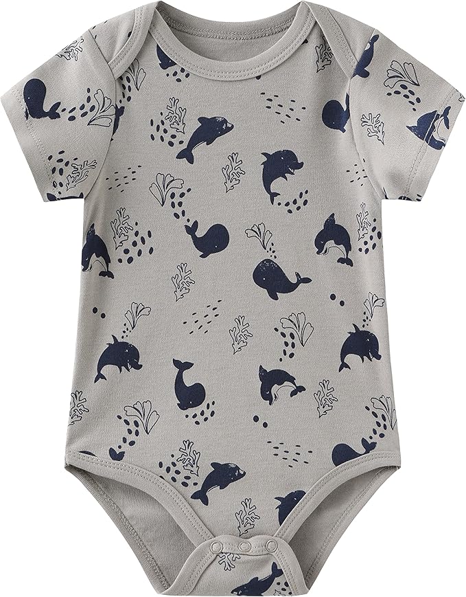 Baby Layette Set Baby Boys' 9-Piece Bodysuits Pants Set Toddler Girl Boy Unisex Baby Gift Sets