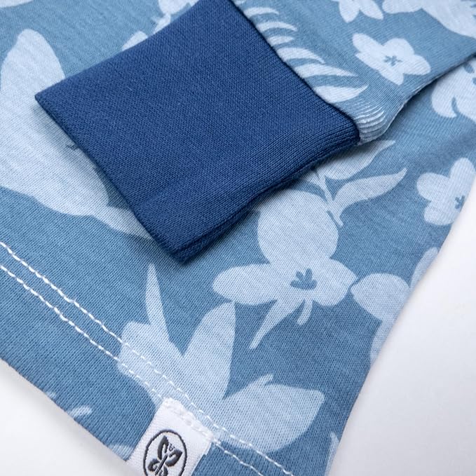 HonestBaby 2-Piece Pajamas Sleepwear Pjs 100% Organic Cotton for Baby, Toddler, Kids, Boy