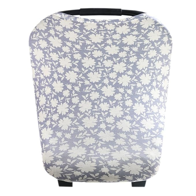 Copper Pearl Multi-Use Cover: Car Seat Covers, Nursing Cover, and Stroller Cover for Sun - Stretchy Fabric, All-Season Use, Stylish Designs, Easy Access for Moms - Lacie