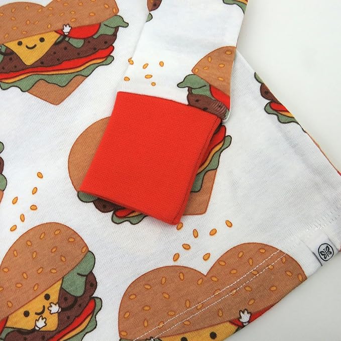 HonestBaby unisex-baby Celebration 2-piece Pajamas Sleepwear Pjs 100% Organic Cotton for Baby, Toddler, Kids