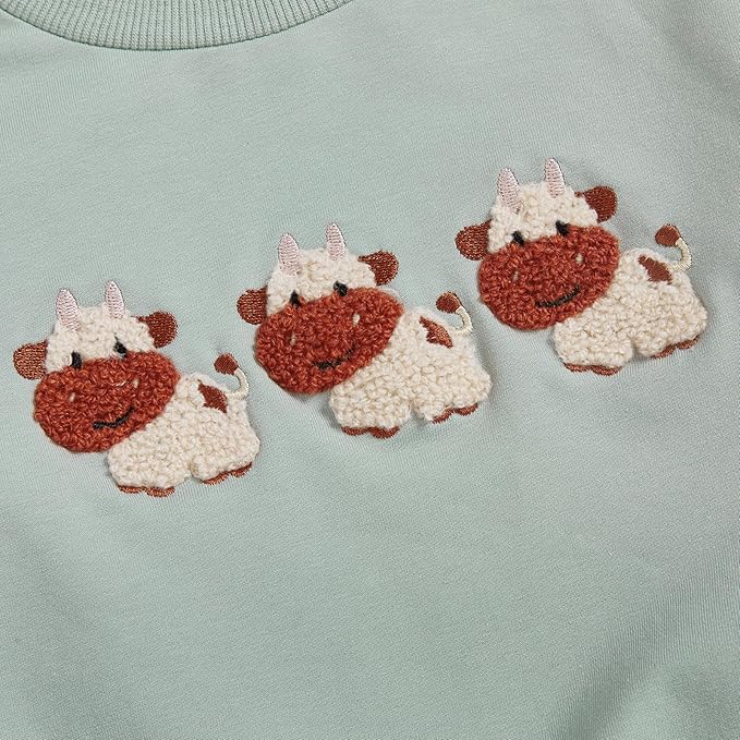 CIYCUIT Toddler Baby Boy Outfits Striped Sweatshirt Pants Clothes Set