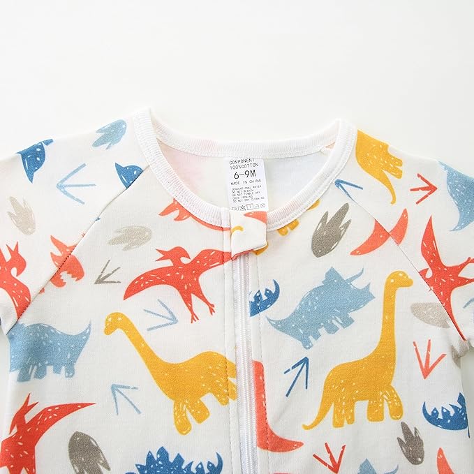 Baby Boy Girl Romper Short Sleeve 100% Cotton Bodysuit Outfits 2 Way Zipper Jumpsuit