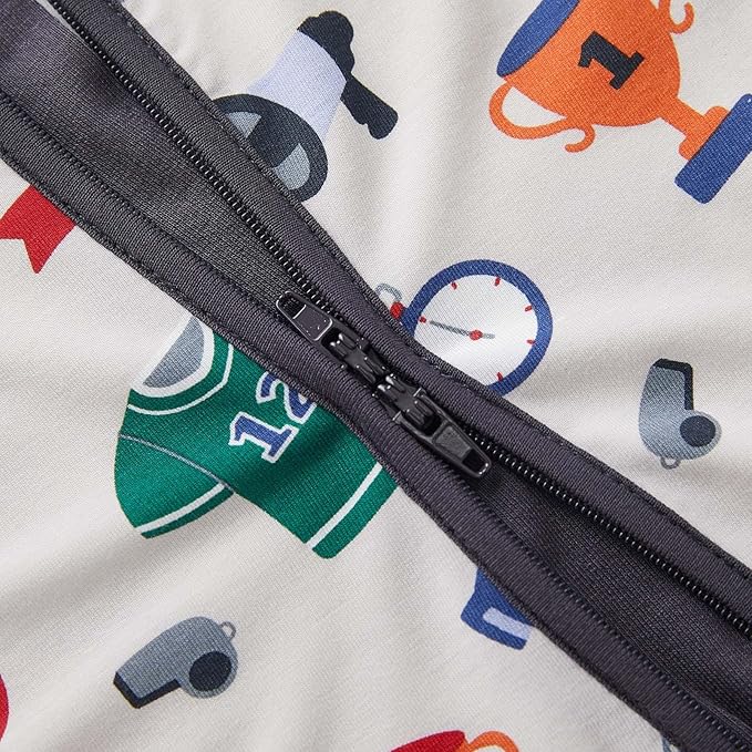 pureborn Baby Infant Boys Girls Sleeper Snug Fit Viscose from Bamboo Pajamas 0-24 Months