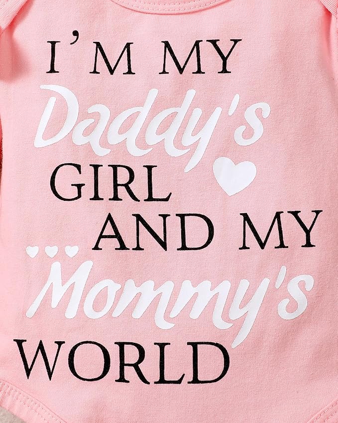 Renotemy Newborn Baby Girl Clothes Outfits Infant Romper Ruffle Floral Pants Cute Toddler Baby Girl Clothes Set