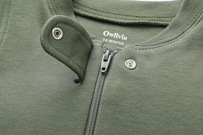 Owlivia Baby Boy Romper, Unisex Short-sleeve Summer Outfit, 100% Organic Cotton Girl One-Piece Jumpsuit