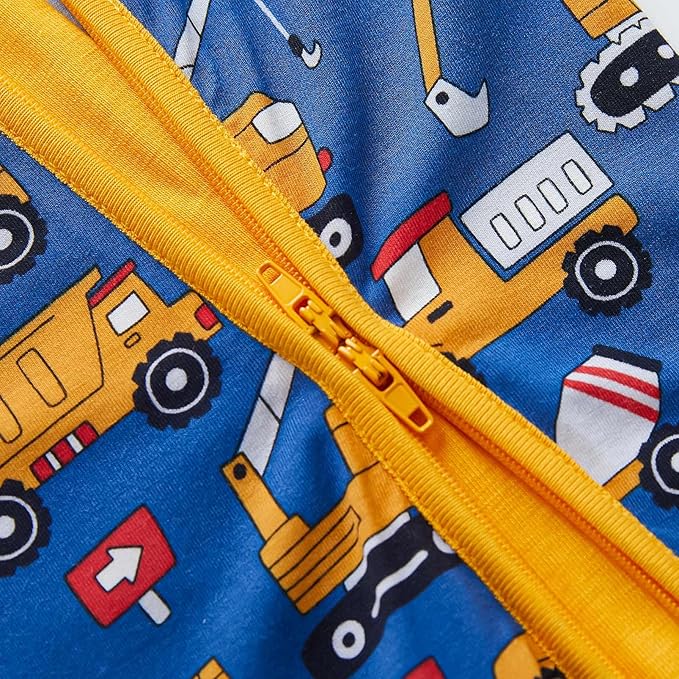 pureborn Baby Infant Boys Girls Sleeper Snug Fit Viscose from Bamboo Pajamas 0-24 Months