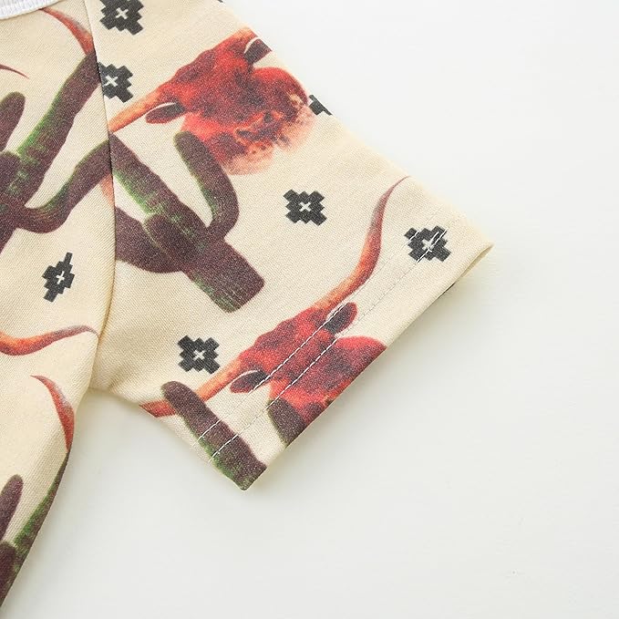 Baby Boy Girl Romper Short Sleeve 100% Cotton Bodysuit Outfits 2 Way Zipper Jumpsuit