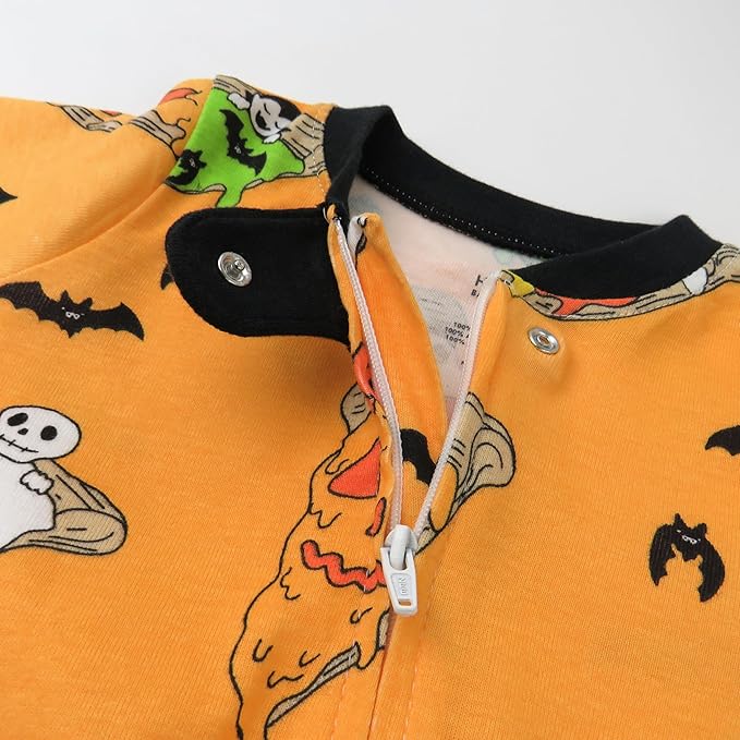 HonestBaby Baby Celebration Sleep & Play Footed One-Piece Pajama Sleeper 100% Organic Cotton