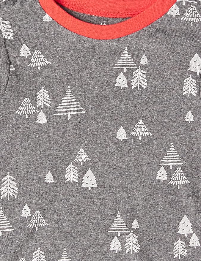 HonestBaby 4 Piece Pajamas Sleepwear Pjs 100% Organic Cotton for Infant Baby and Toddler Boys, Girls, Unisex