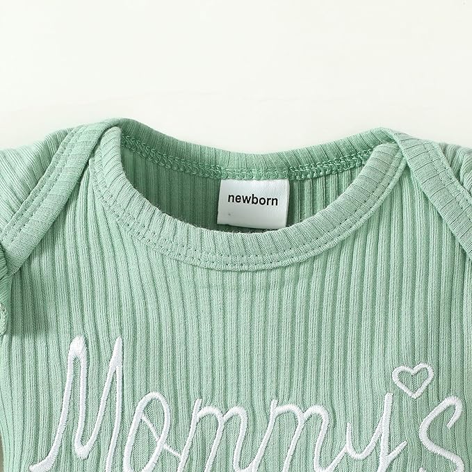 Infant Baby Girl Clothes Newborn Girl Outfit Long Sleeve Romper Pants Set Cute Baby Clothes for Girls Fall/Winter