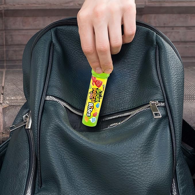 SOUR PATCH KIDS Bites Soft & Chewy Candy, 12-1.8 oz Tubes