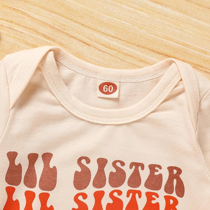 Sinhoon Newborn Baby Girl Romper Infant Letter Print Bodysuit Jumpsuit+Hat+Gloves+Socks 4Pcs Coming Home Clothes Outfit