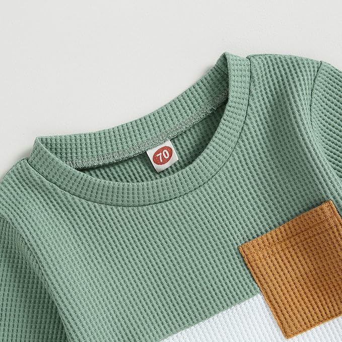 CIYCUIT Toddler Baby Boy Clothes Long Sleeve Sweatshirt Pants Set Fall Winter Outfits