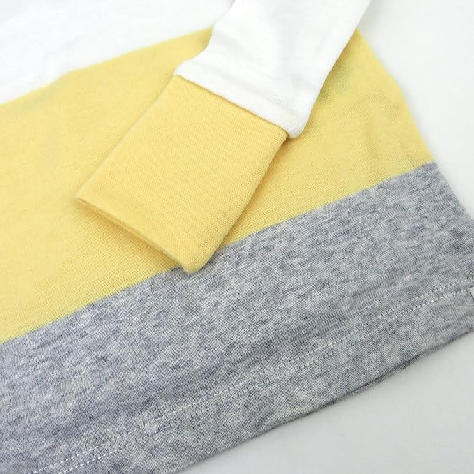 HonestBaby 4 Piece Pajamas Sleepwear Pjs 100% Organic Cotton for Infant Baby and Toddler Boys, Girls, Unisex