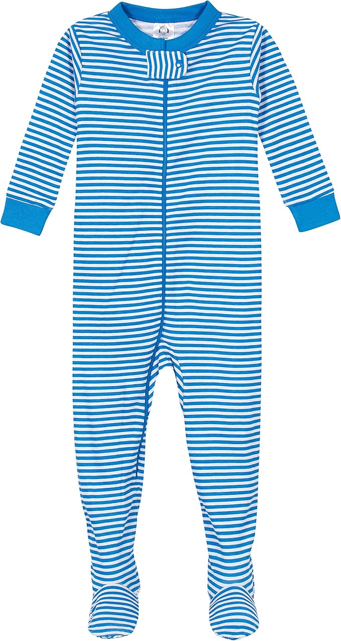 Gerber baby-boys Baby-boys 4-pack Footed Pajamas