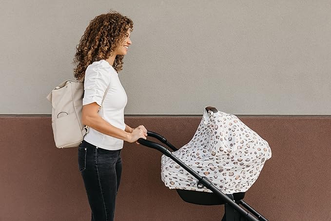Millie Multi-Use Cover: Car Seat, Nursing, Stroller Cover - Stretchy Fabric, All-Season, Stylish Designs, Easy Access