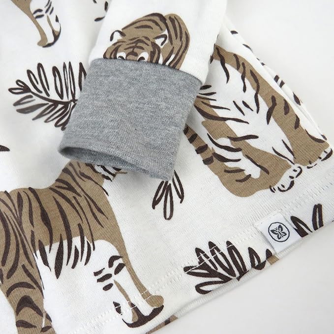 HonestBaby 2-Piece Pajamas Sleepwear Pjs 100% Organic Cotton for Baby, Toddler, Kids, Boy