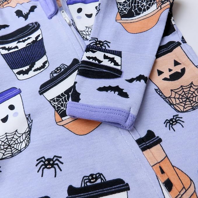 HonestBaby Baby Celebration Sleep & Play Footed One-Piece Pajama Sleeper 100% Organic Cotton