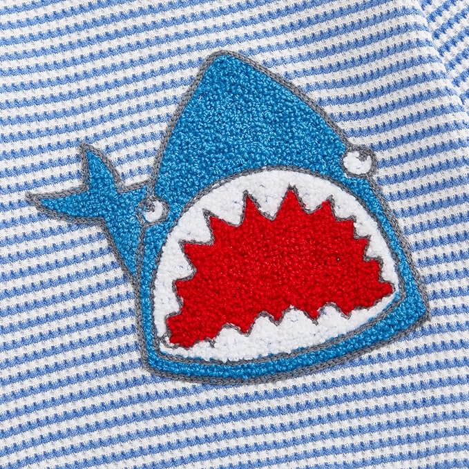 CIYCUIT Toddler Baby Boy Outfits Striped Sweatshirt Pants Clothes Set