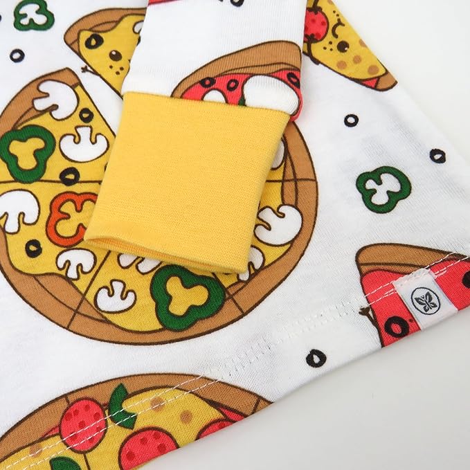 HonestBaby 2-Piece Pajamas Sleepwear Pjs 100% Organic Cotton for Baby, Toddler, Kids, Boy