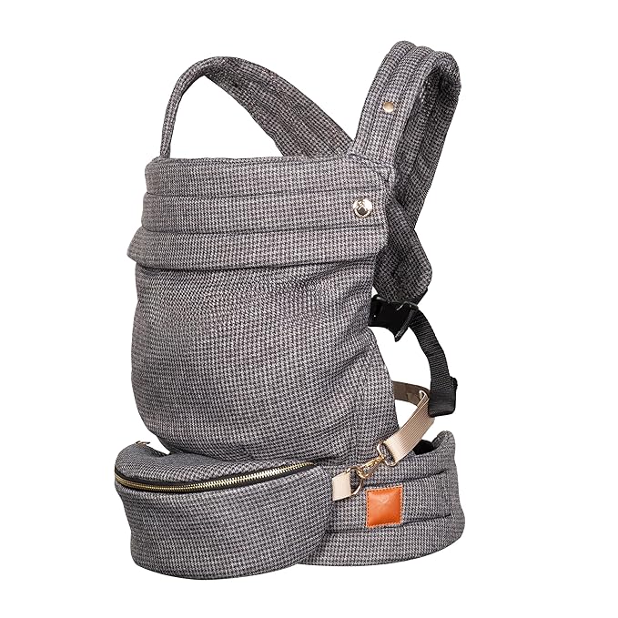 Ergonomic Baby Carrier for Newborns to Toddlers (7-35 lbs) with Adjustable Straps and Belt Bag – Comfortable, Versatile, and Stylish Babywearing Solution