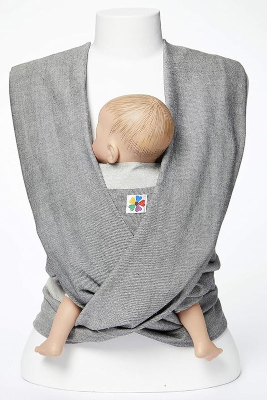 Hip Baby Wrap Woven Carrier for Infants and Toddlers - Perfect for Baby Shower, Sling, Wearing, and Nursing Cover (Midnight)