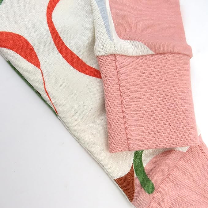 HonestBaby Classics 2-Piece Pajamas Sleepwear Pjs 100% Organic Cotton for Baby, Toddler, Kids