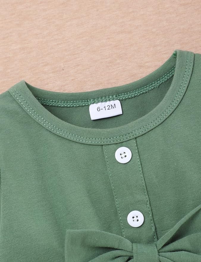 oklady Toddler Baby Girl Clothes Solid Color Ruffle Tops Floral Pants with Headband Fall Winter Cute Girl Outfits