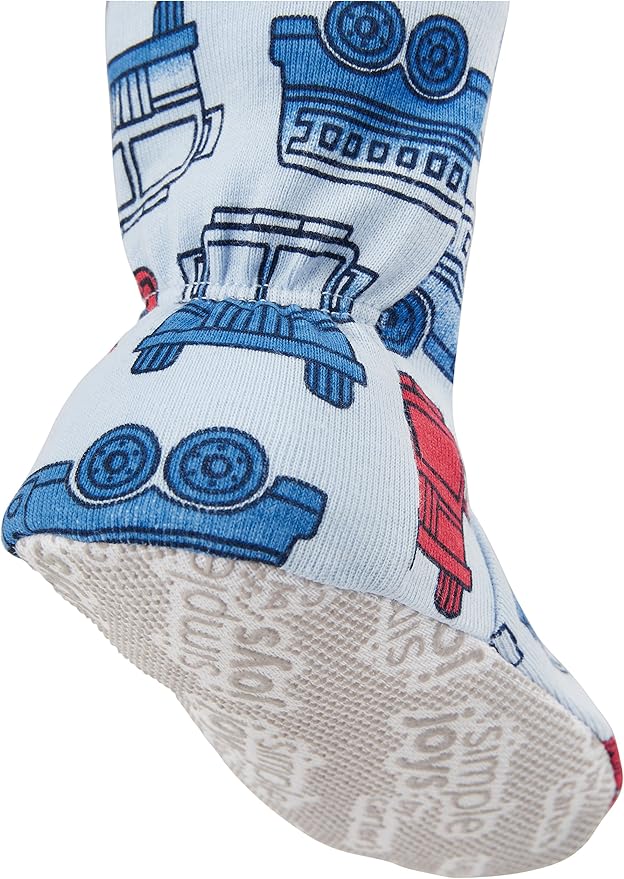 Simple Joys by Carter's Toddlers and Baby Boys' Snug-Fit Footed Cotton Pajamas, Pack of 3