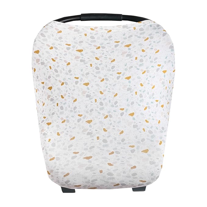 Copper Pearl Multi-Use Cover: Car Seat Covers, Nursing Cover, and Stroller Cover for Sun - Stretchy Fabric, All-Season Use, Stylish Designs, Easy Access for Moms - Arlo