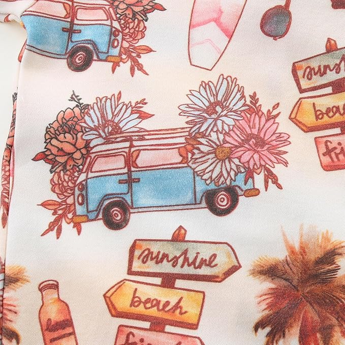 Baby Boy Girl Romper Short Sleeve 100% Cotton Bodysuit Outfits 2 Way Zipper Jumpsuit