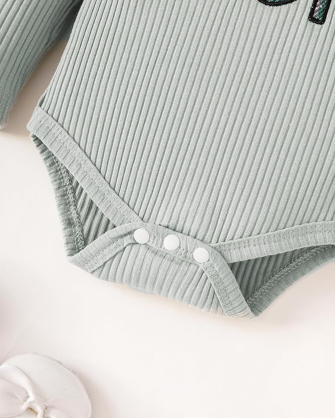 SUNNY PIGGY Baby Girl Clothes Newborn Outfits Infant Ruffle Romper 0-18M Fall Winter Flower Plaid Pants Clothing Set