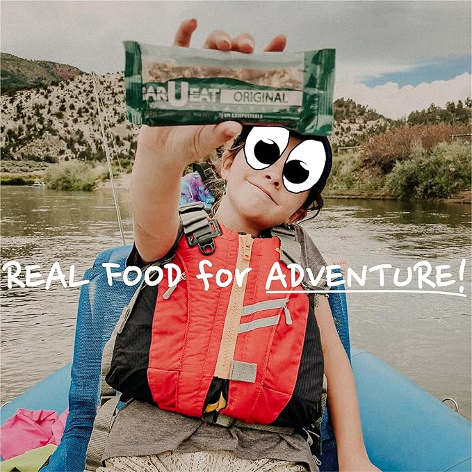 BAR-U-EAT Gluten-Free, Organic, Soft & Chewy Granola Bar. Whole Food Ingredients | Compostable Packaging | No Articial Sugar (Original 12 Pack)