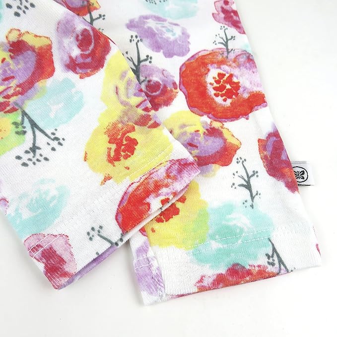 HonestBaby Unisex-Baby Multipack Harem Pants Roomy Fit Pull on Bottoms 100% Organic Cotton for Baby Boys, Girls