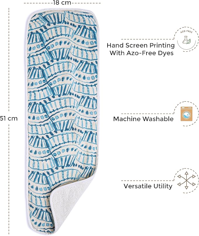 Crane Baby Muslin Burp Cloths, Nautical Theme Whale Design, Baby Boy Essentials, Cotton, Set of 3, 7" x 20" Blue Burp Cloth Set