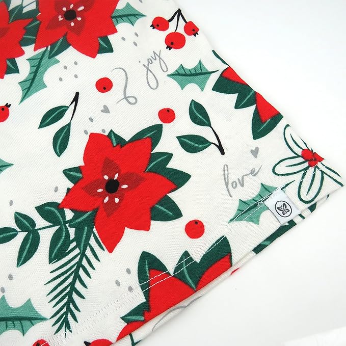 HonestBaby 4 Piece Pajamas Sleepwear Pjs 100% Organic Cotton for Infant Baby and Toddler Boys, Girls, Unisex