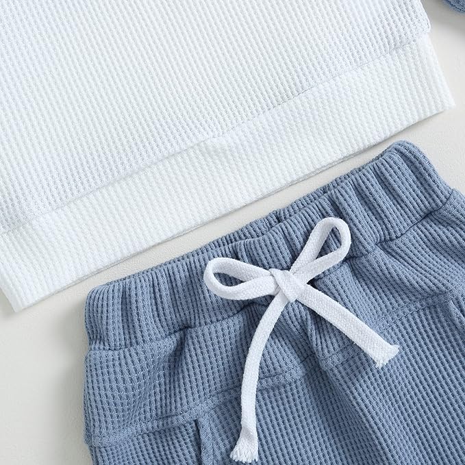 CIYCUIT Toddler Baby Boy Clothes Long Sleeve Sweatshirt Pants Set Fall Winter Outfits