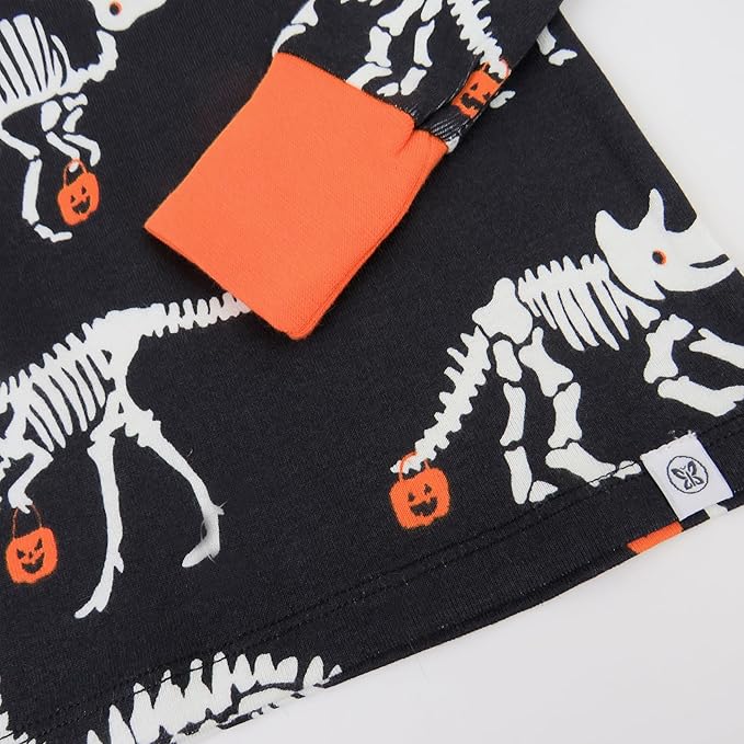 HonestBaby unisex-baby Celebration 2-piece Pajamas Sleepwear Pjs 100% Organic Cotton for Baby, Toddler, Kids