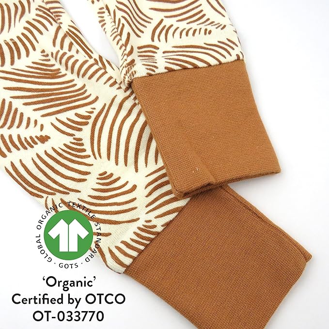 HonestBaby 4 Piece Pajamas Sleepwear Pjs 100% Organic Cotton for Infant Baby and Toddler Boys, Girls, Unisex